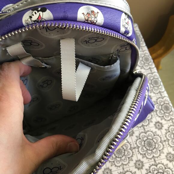 Disney Parks Loungefly backpack - Purple 100th Anniversary Limited Edition